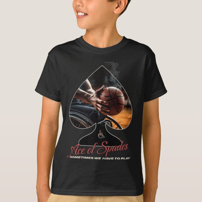 T-shirt Débardeur De Basketball En Fauteuil Roulant (Devant)