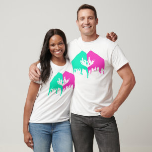T-shirt Débardeur de fonte blanc de mains avec le logo