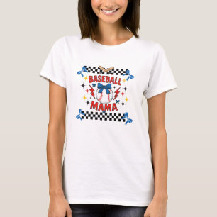 T-shirt Débardeur de jour de match audacieux Baseball Mama