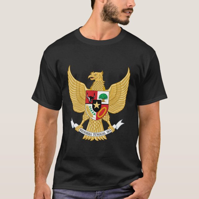 T-shirt Débardeur de l'emblème national indonésien (Devant)