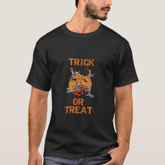 T-shirt Débardeur d'Halloween Citrouille de Trick ou Treat