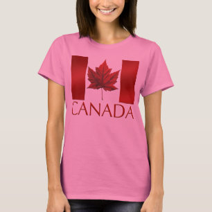 T-shirt Débardeur du drapeau du Canada Femmes Canada Souve