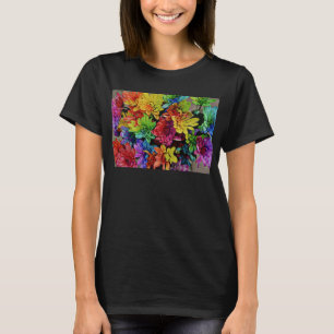 T-shirt Débardeur Floral de base multicolore (noir)