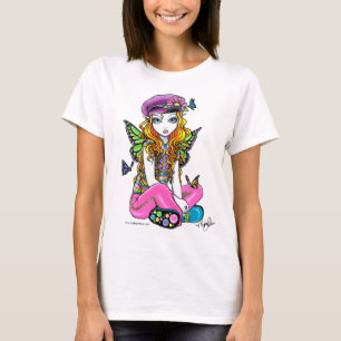 T-shirt Débardeur glacé "ensoleillé" de fée d'arc-en-c