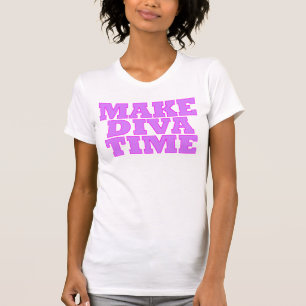 T-shirt débardeur "MAKE DIVA TIME"