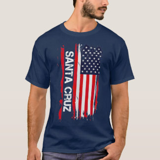T-shirt Débardeur père Noël Cruz Californie