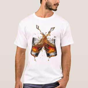 T-shirt Débardeur Statement Silver WHISKY SPLASH Slogan