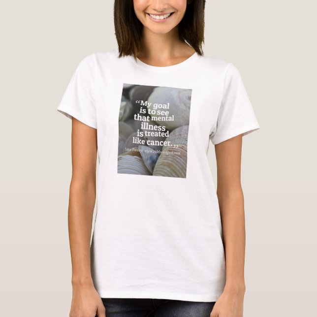 T-shirt Débarrassez le stigmate vers la maladie mentale (Devant)
