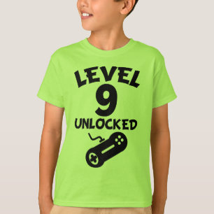 T-shirt débloqué d'anniversaire de jeux vidéo du
