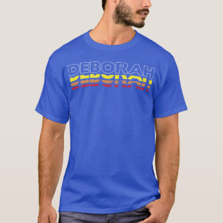 T-shirt Deborah Prénom Drôle Vintage Coucher de soleil Deb