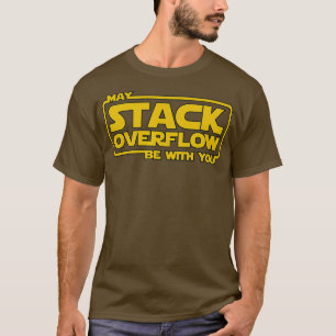 T-shirt Débordement de pile avec vous dévore java progra