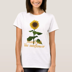 T-shirt Debout comme le tournesol