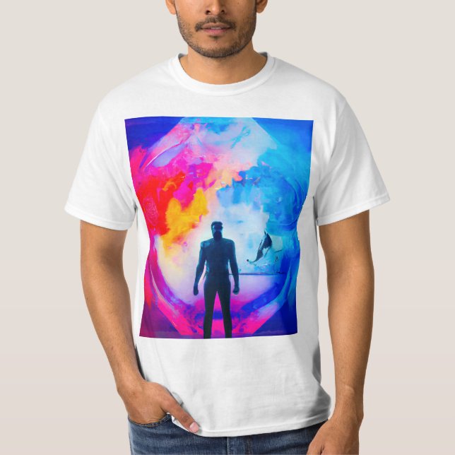 T-shirt Debout dans les couleurs (Devant)