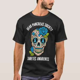 T-shirt Debout Pancreas Société Sensibilisation au diabète