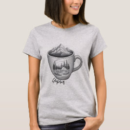T-shirt Débrancher la scène de la nature
