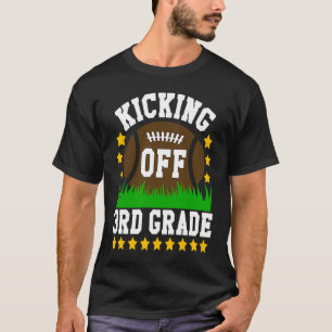 T-shirt Début De Football Garçons De 3E Année Retour À L'É