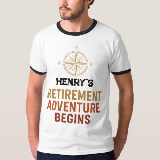 T-shirt Début de l'aventure de la retraite, retraite