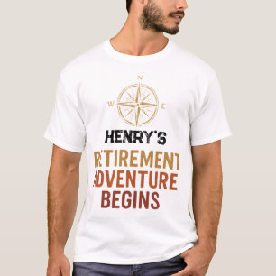 T-shirt Début de l'aventure de la retraite, retraite