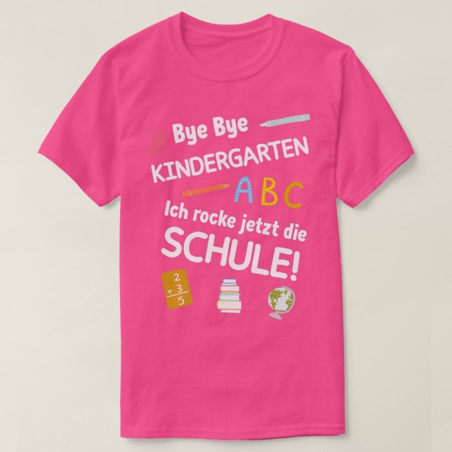 T-shirt Début de l'inscription scolaire de l'enfant 28 (Design devant)