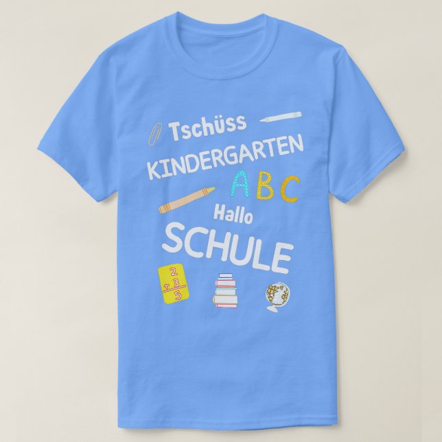 T-shirt Début de l'inscription scolaire de l'enfant 45 (Design devant)
