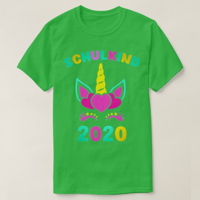 T-shirt Début de l'inscription scolaire de l'enfant âgé 2 (Design devant)
