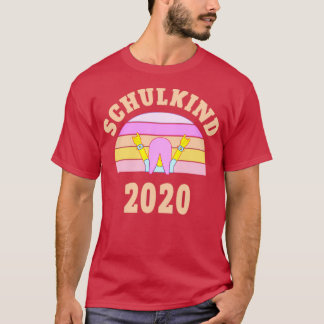 T-shirt Début de l'inscription scolaire de l'enfant rock