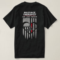 Décal du massothérapeute du drapeau américain