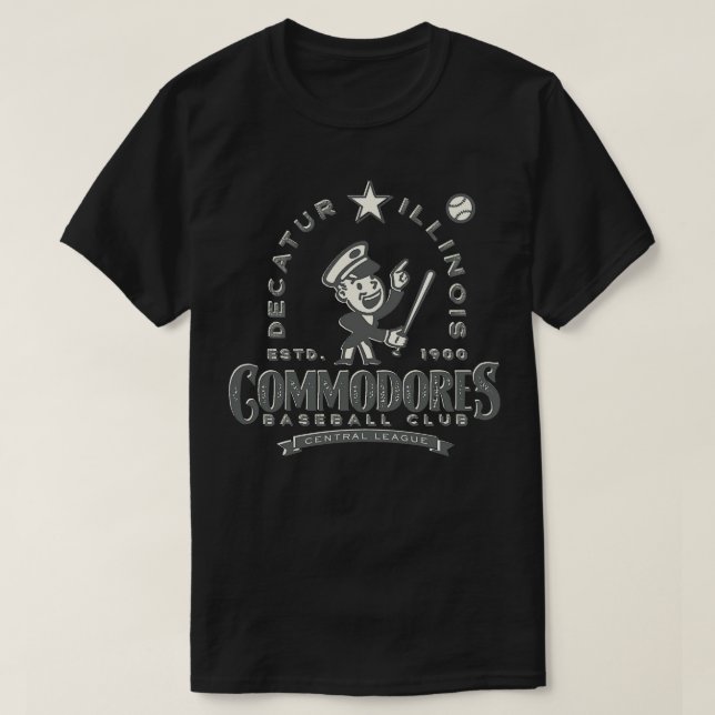 T-shirt Decatur Illinois Commodores (Design devant)