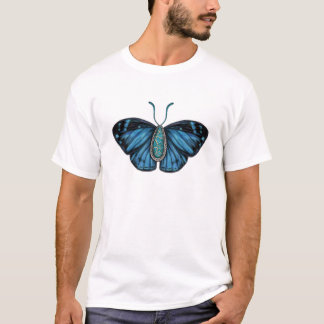T-shirt December Turquoise Common Gem Butterfly Art