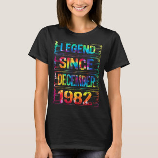 T-shirt Décembre 40 ans depuis 1982 40e anniversaire Ti