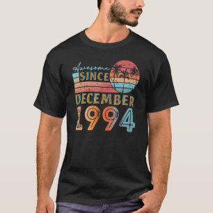 T-shirt Décembre vintage 1994 92 ans 28e anniversaire m