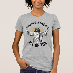 T-shirt Déceptions Vous Tous Chemise Religieuse Vintage