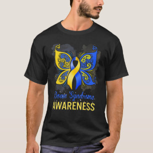 T-shirt Décerné du syndrome de Down dans le monde du ruban
