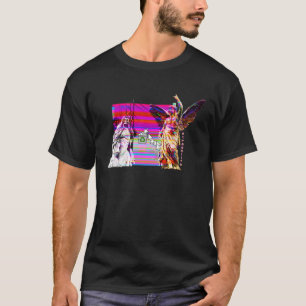 T-shirt Décès Ange Trashlife Triste Vaporwave Apesthétique