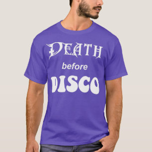 T-shirt Décès Avant La Chemise Disco