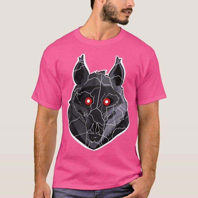 T-shirt Décès en verre fissuré (Devant)