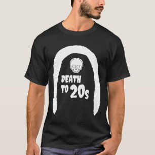 T-shirt Décès jusqu'aux années 20 Noir 30e anniversaire Fu