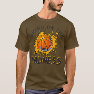 T-shirt Déchaînez la folie Basket-ball de mars universitai