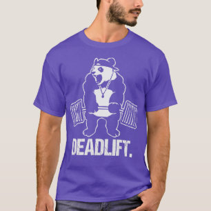 T-shirt Décharge Panda Poids Bodybuilding Gym