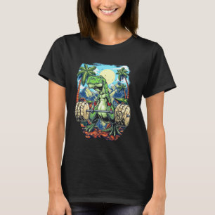 T-shirt Décharge T-Rex Workout Dinosaur Gym Bodybuilding