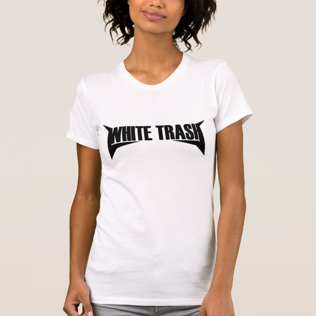T-shirt Déchets blancs (Devant)