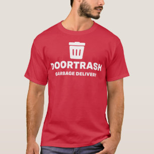 T-shirt Déchets de porte - Livraison des ordures