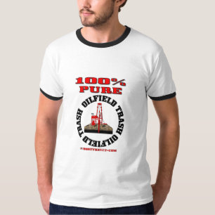 T-shirt Déchets purs de gisement de pétrole de 100%,