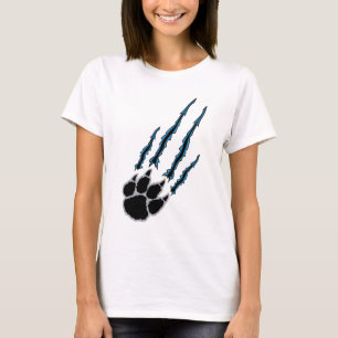 T-shirt Déchirure de patte d'ours