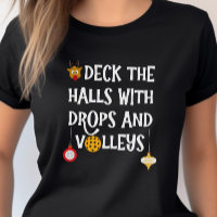 Deck The Halls Drops Volleys Pickleball Noël
