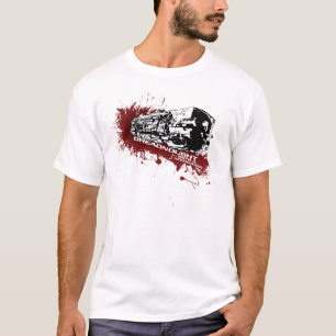 T-shirt d'éclaboussure de cuirassé