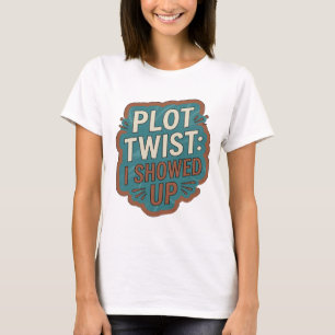 T-shirt Déclaration Blue CHOCALETTE JE SUIS APPARU