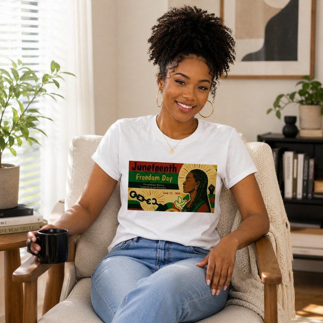 T-shirt Déclaration de liberté Juneteenth double face (Créateur téléchargé)