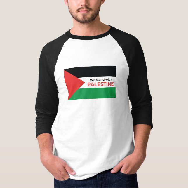 T-shirt Déclaration de solidarité : Manche longue du drape (Devant)