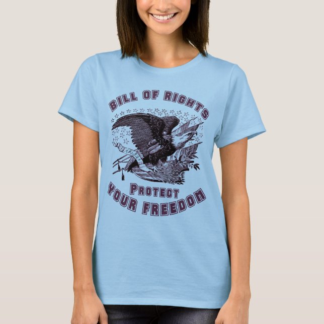 T-shirt Déclaration des droits (Devant)